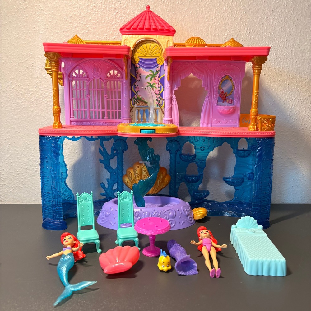 Mattel Disney Little Mermaid Playset Kids OS Multicolor Excellent Ariel Grotto